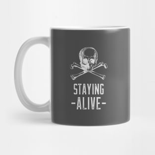 Staying alive Skull Mug